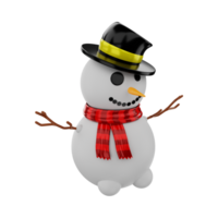 traditioneel de kerstman, presenteert, wit Kerstmis symbool, vrolijk Kerstmis 3d illustratie png