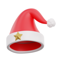 jul hatt, 3d illustrationer jul kopp png