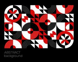 Abstract modern background. Bauhaus style style. Vector illustration of geometric shapes.