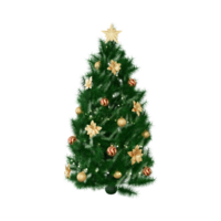 Xmas Tree, christmas Tree, 3D illustrations Christmas Tree png