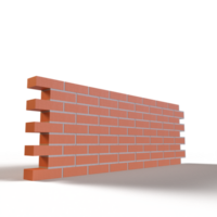 Hyper-Realistic photo of red bricks wall rendering. png