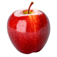 AI generated AI Generative A Red Apple on Transparent background. png