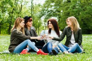 refresco para joven muchachas foto