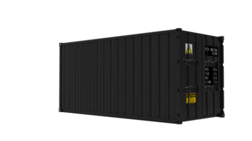 Box container on a transparent background png