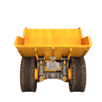 Dump LKW auf ein transparent Hintergrund png