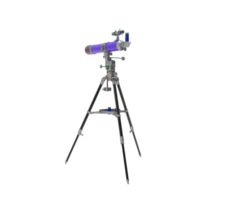 télescope sur une trépied png