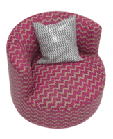 silla con un estampado amortiguar png