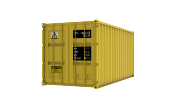 Box container on a transparent background png