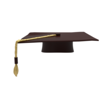 graduación gorra en un transparente antecedentes png