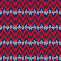 Geometric background. Seamless pattern with abstract architectural details in red and blue tones. Suitable for technical, urban design, packaging and gift design, fabrics, book and magazine covers. vector