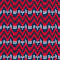 Geometric background. Seamless pattern with abstract architectural details in red and blue tones. Suitable for technical, urban design, packaging and gift design, fabrics, book and magazine covers. vector