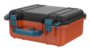 Old suitcase isolated on background. 3d rendering - illustration png