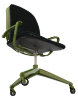 Modern chair isolated on background. 3d rendering - illustration png