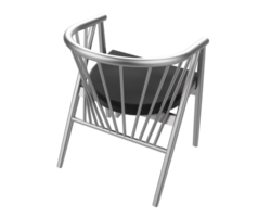 Modern chair isolated on background. 3d rendering - illustration png