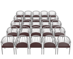 Modern chair isolated on background. 3d rendering - illustration png