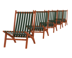 Modern chair isolated on background. 3d rendering - illustration png