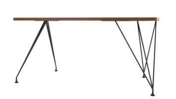 modern bureau tafel geïsoleerd Aan achtergrond. 3d renderen - illustratie png