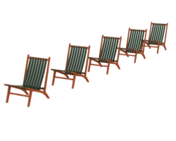 Modern chair isolated on background. 3d rendering - illustration png