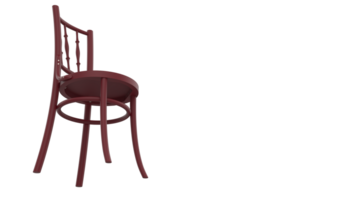 moderno silla aislado en antecedentes. 3d representación - ilustración png