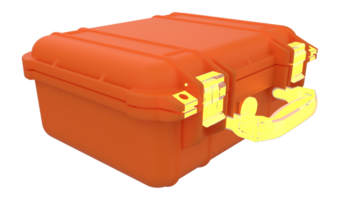 Old suitcase isolated on background. 3d rendering - illustration png