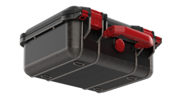 Old suitcase isolated on background. 3d rendering - illustration png