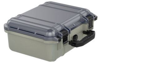 Old suitcase isolated on background. 3d rendering - illustration png