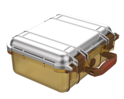 Old suitcase isolated on background. 3d rendering - illustration png