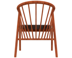 Modern chair isolated on background. 3d rendering - illustration png