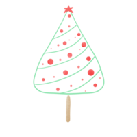 vattenfärg jul träd illustration png