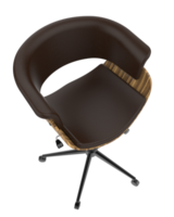 Modern chair isolated on background. 3d rendering - illustration png