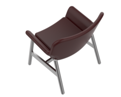 Modern chair isolated on background. 3d rendering - illustration png