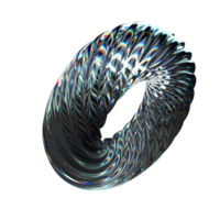 abstrakte Form 3D-Darstellung png