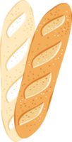 stokbrood bakkerij illustratie png