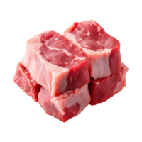 ai generiert frisch roh Rindfleisch Steak isoliert auf ein transparent Hintergrund, png