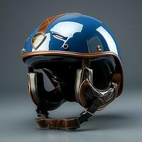 AI generated 3d model of classic helmet photo