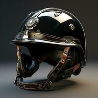 AI generated 3d model of classic helmet photo