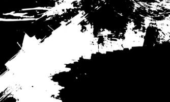 black and white grunge background with a black and white paint splatter vector