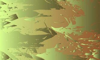 a green and gold abstract background with a lot of different shapes vector