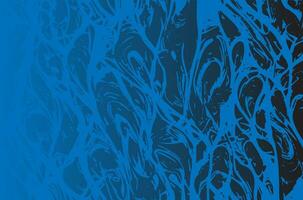 a blue and black background with swirls vector