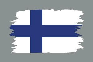 vector ilustración de Finlandia bandera