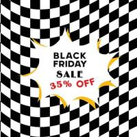 banner for the Black Friday sale vector