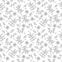 floral seamless pattern background. Doodle Leaves seamless pattern. nature seamless pattern. fabric. seamless pattern with flowers and leaves. vector