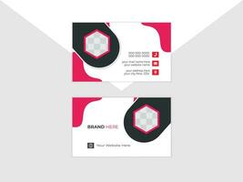 Creative Business Card Design Template vector