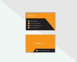 Creative Business Card Design Template vector