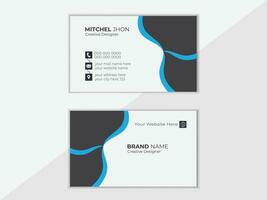 Creative Business Card Design Template vector