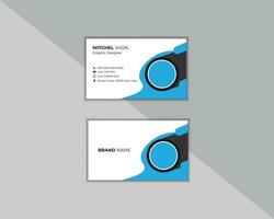 Creative Business Card Design Template vector