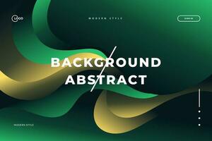 Dark Green Abstract Background is composed of triangle shapes with lines stripe and light composition. Modern design. Vector illustration.