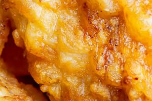 close up of a delicious chicken nuggets photo