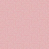 Abstract geometric pink japanese overlapping circles lines and waves pattern vector