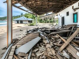 AI generated House in Khao Lak after the Tsunami photo